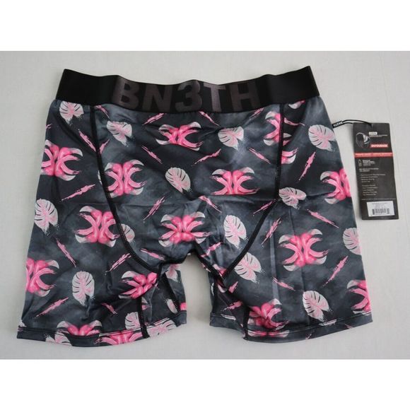 BN3TH M121034 671 Men's Sz M (32-34) Bahama Palm Print Entourage Boxer Briefs - Picture 2 of 7